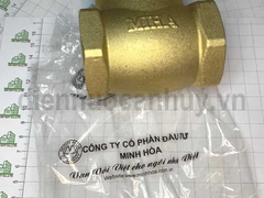 Van lá 1 chiều đồng MIHA PN16 ống DN40 ren 1 12 inch (ống 50mm)