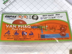 Van phao cơ Onpas đồng 15