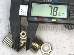 Van rắc co inox cấp nước máy lọc ống 10