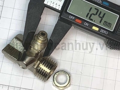 Van rắc co inox cấp nước máy lọc ống 10