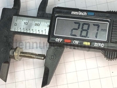 Vít bắn tôn Inox 410 Kingwe 5.5x25mm (2.5 cm) - Đầu lục giác M8 liền long đen chống rột