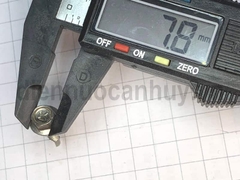 Vít bắn tôn Inox 410 Kingwe 5.5x25mm (2.5 cm) - Đầu lục giác M8 liền long đen chống rột