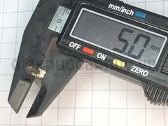 Vít bắn tôn Inox 410 Kingwe 5.5x25mm (2.5 cm) - Đầu lục giác M8 liền long đen chống rột