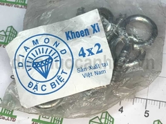 Vít khoen tròn 4x2 (khoen xi)