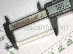 Vít lắp đặt cửa nhựa thông minh 8x80mm sắt mạ