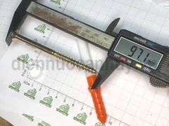 Vít nở đóng khung bao HT 10x100mm - Tắc kê đóng chuyên dụng lắp đặt cửa nhôm kính, cửa sắt