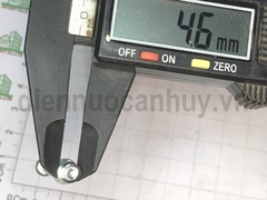 Vít cam ren thưa trắng dài 35 mm