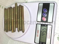 Vít gỗ 2 đầu răng bắt cầu thang răng thưa bulong M10x100