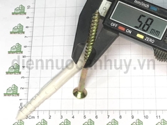 Vít lắp đặt cửa nhôm kính 10x100mm sắt mạ