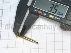 Vít ngói vít tự khoan vàng đầu bằng 3cm