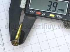 Vít ngói vít tự khoan vàng đầu bằng 4cm