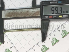 Vít ngói vít tự khoan vàng đầu bằng 6cm
