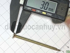 Vít ngói vít tự khoan vàng đầu bằng 7cm