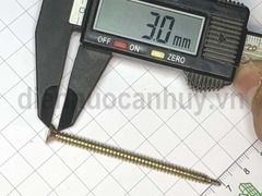 Vít ngói vít tự khoan vàng đầu bằng 7cm