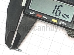 Vít nhỏ bắt nẹp nhôm đèn led dán đầu tròn 3x10
