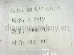 Vít tự khoan inox 304 xịn đầu dù 2cm