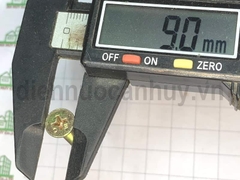 Vít tự khoan vàng ren mịn 4cm