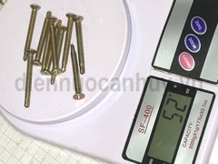 Vít tự khoan vàng ren mịn 5cm