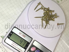 Vít bắn gỗ mầu vàng dài 3 cm