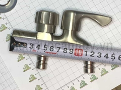Vòi đôi Inox đa năng (2 đầu ra) - Vòi hồ xả nước & lắp máy giặt