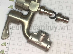 Vòi đôi Inox đa năng (2 đầu ra) - Vòi hồ xả nước & lắp máy giặt
