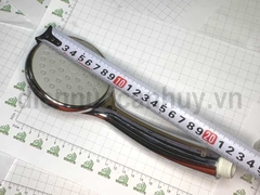 Vòi hoa sen cầm tay August Đường kính 9.5cm. Tay sen nhựa ABS mạ Crom sáng bóng, đầu phun nhựa chống tắc nghẽn