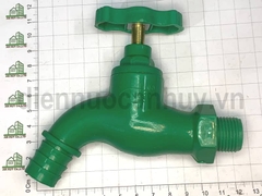 Vòi khóa nước nhựa xanh LGN DN15 1/2 inch (20mm)