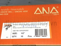Vòi nước tay gạt 15 ANA nhỏ 119 Thái Lan xịn (tay dài)
