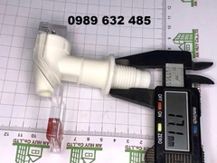 Vòi cây nước nóng lạnh ren Ngoài mầu Đỏ