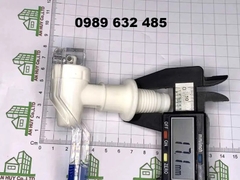Vòi cây nước nóng lạnh ren Ngoài mầu Xanh