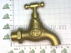 Vòi đồng đúc tay vặn PT ren 1/2 inch (20mm)
