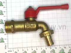 Vòi khóa nước đồng CP ren 3/4 inch (25mm) đầu nhỏ 3/4 inch (25mm)