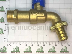 Vòi khóa nước đồng Minh Hòa MIHA-XK ren 1/2 inch (20mm) đầu 3/4 inch (25mm)