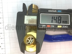Vòi khóa nước đồng Minh Hòa MIHA-XK ren 1/2 inch (20mm) đầu 3/4 inch (25mm)