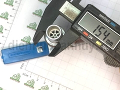 Vòi khóa nước Minh Hòa Dailing sắt mạ ren 1/2 inch (20mm) đầu 1/2 inch (20mm)