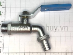 Vòi khóa nước Minh Hòa Dailing sắt mạ ren 1/2 inch (20mm) đầu 1/2 inch (20mm)