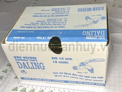 Vòi khóa nước Minh Hòa Dailing sắt mạ ren 1/2 inch (20mm) đầu 1/2 inch (20mm)
