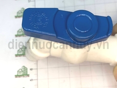Vòi khóa nước nhựa trắng Minh Hòa 1/2 inch (20mm)