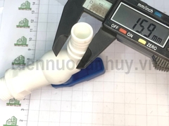 Vòi khóa nước nhựa trắng Minh Hòa 1/2 inch (20mm)
