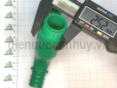 Vòi khóa nước nhựa xanh LGN 3/4 inch (25mm)