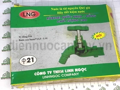 Vòi khóa nước nhựa xanh LGN DN15 1/2 inch (20mm)