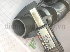 Xi phông chậu rửa bát 2 hố 1 chống tràn lỗ chậu 90 ống to đúc liền 55mm
