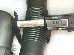 Xi phông chậu rửa bát 2 hố 2 chống tràn lỗ chậu 90 ống to đúc liền 51mm