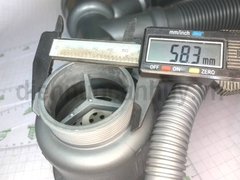 Xi phông chậu rửa bát 2 hố 2 chống tràn lỗ chậu 90 ống to đúc liền 51mm