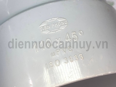 Xi phông PVC Tiền Phong khửa mùi con thỏ 110