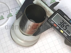 Xi phông ruột gà nhựa trắng rửa mặt lavabo