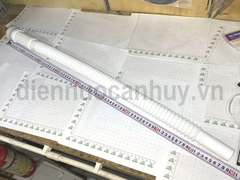 Xi phông ruột gà nhựa trắng rửa mặt lavabo