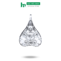 Mặt Dây Chuyền Bạc Ta Lá Bồ Đề Phật Như Lai MDN·Bạc Hiểu Minh DMD532