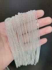 Dây chuyền trẻ em bạc ta nguyên chất S99 tốt cho sức khỏe của bé DTE