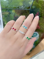Nhẫn nữ bạc ta size nhẫn theo yêu cầu bảo hành vĩnh viễn (TH55HB)